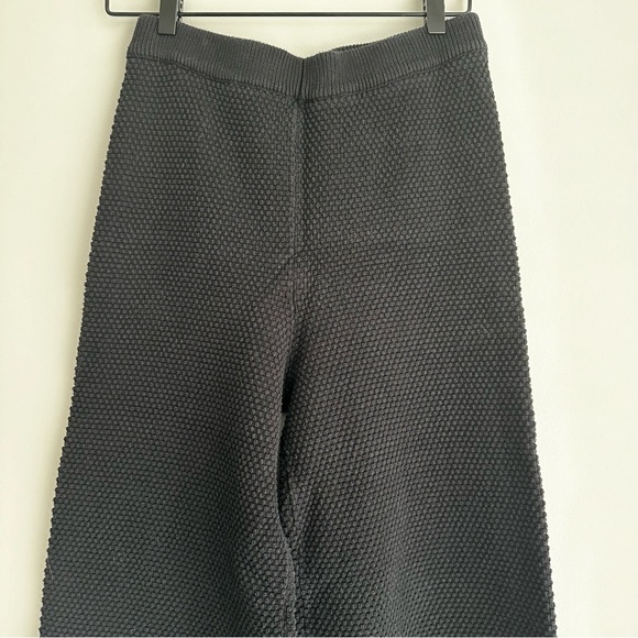 Free People fp Beach Knit Relaxed Flowy Pants Black - Picture 2 of 9